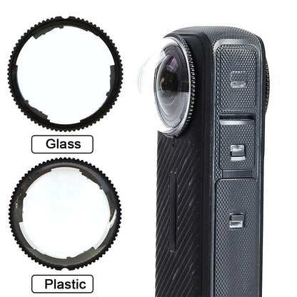 NEW Optical Glass /PMMA Lens Guards For Insta360 X4 Premium Lens Protective Guard Action Camera Anti-scratch Lens Accessories - Universal Market