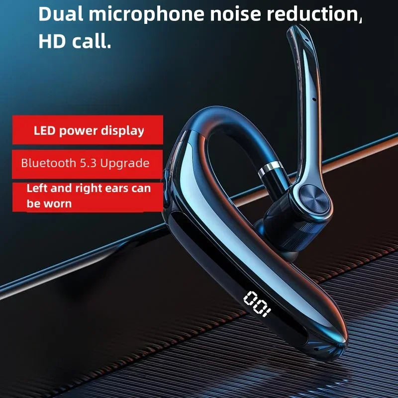 M80A Wireless Bluetooth Headset 5.3 Earphones Dual Connection Headphone with Dual Mic ENC Noise Cancelling Hands-free Earbuds - Universal Market