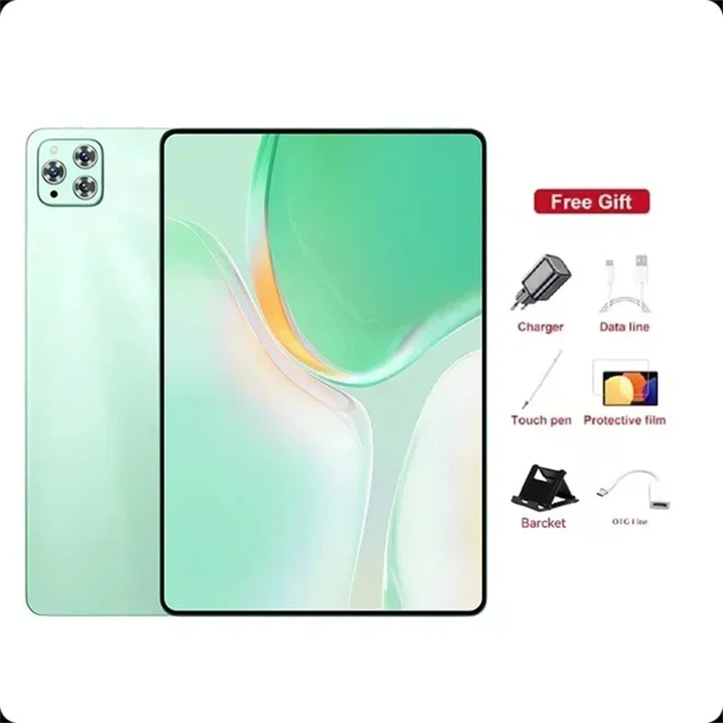 2025 Original 12inch Pad Air Pro Tablet PC 20000mAh Snapdragon 870 Android 14 16GB RAM 1TB ROM 5G Dual SIM GPS 5K 4G WIFI Tablet