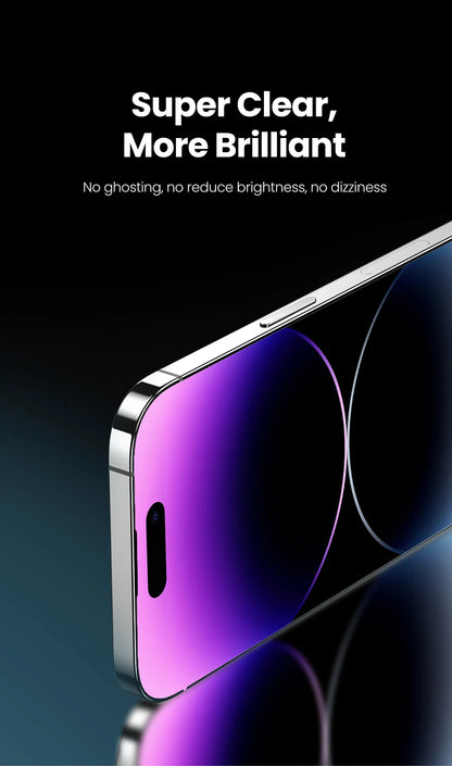 UGREEN 2PCS Privacy Screen Protector For iPhone 15 14 13 Pro Max Anti-Spy Tempered Glass For iPhone 14 Plus Screen Protectors
