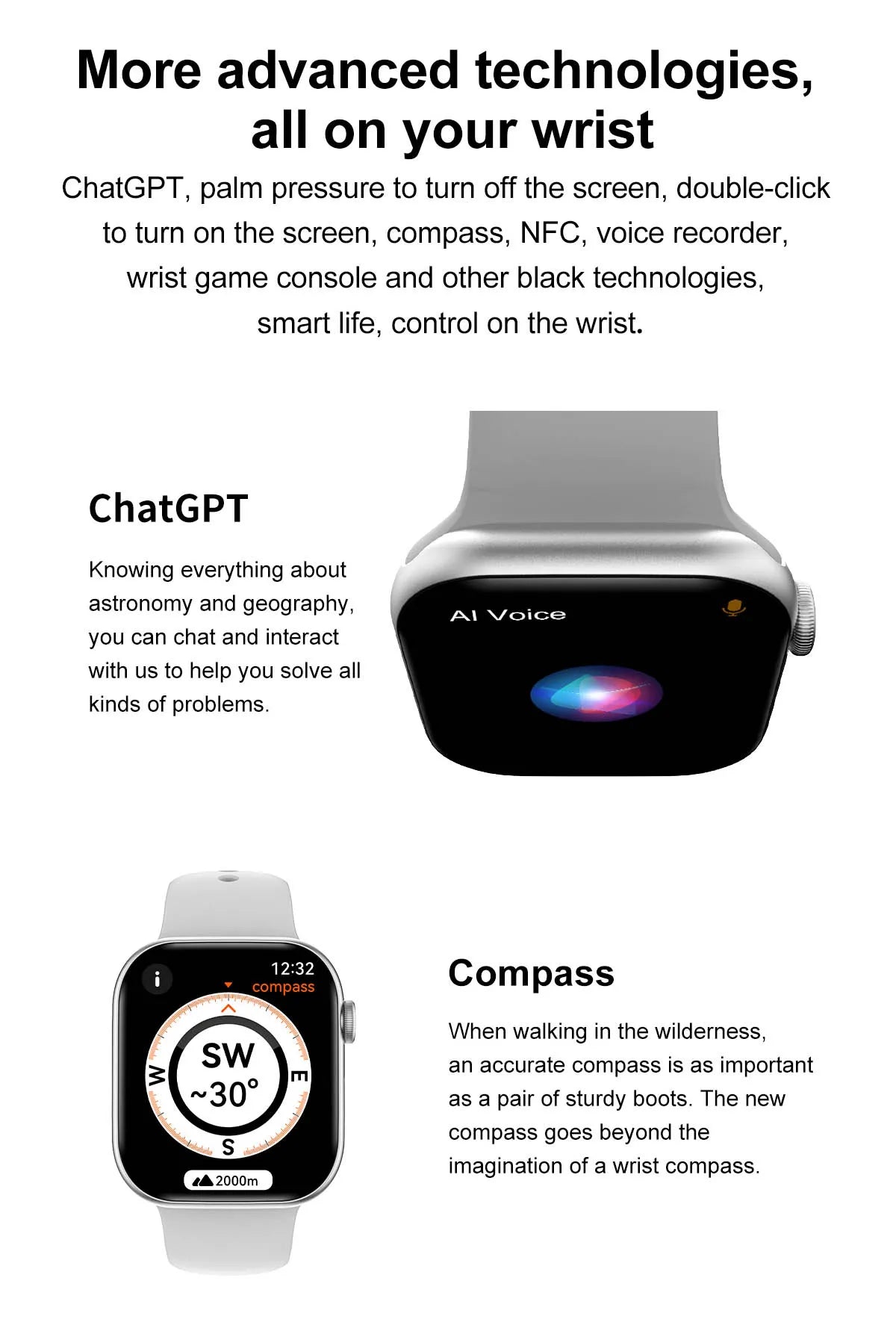 2025 New Series 10 For Apple Watch 10 SmartWatch 16G Memory Music Video NFC Bluetooth Call Waterproof Smartwatch For Android IOS