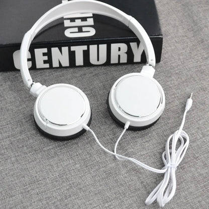 Universal 3.5mm Wired Computer Headphone Foldable Portable Music Gaming Headset Noise Canceling Sports Earphone Stereo Headset - Universal Market