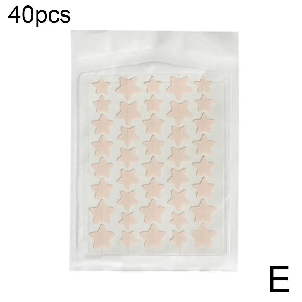 35/40Pcs Colorful Cute Star Heart Shaped Acne Treatment Sticker Invisible Acne Cover Pimple Patch Skin Care