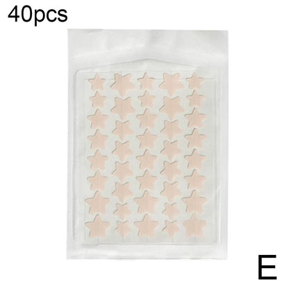 35/40Pcs Colorful Cute Star Heart Shaped Acne Treatment Sticker Invisible Acne Cover Pimple Patch Skin Care