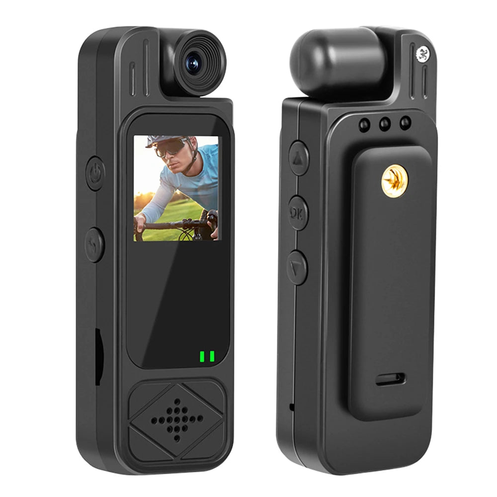 1080P Sports Camera HD Mini Portable Video Recorder Body Camera IR Night Vision Camera For Outdoor Riding Hiking Shooting Record - Universal Market