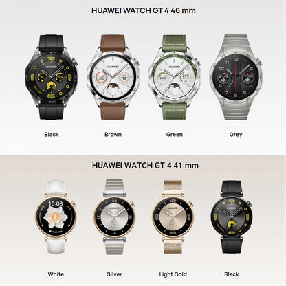 Smartwatch,HUAWEI Watch GT 4,Smart Watch,Custom Watch Faces,up to 14 days battery,HUAWEI TruSeen™ 5.5,Answer Bluetooth Calls