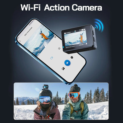 Action Camera 4K bicycle camera Electronic Stabilizer Action cam WiFi 4k Sport camera Helmet Video Recording Cameras for go pro