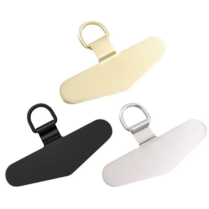 Universal Ultra Thin Steel Phone Lanyard With Metal Gasket Patch Card Clip Strap Hang Cord Tab For Mobile Phon - Universal Market