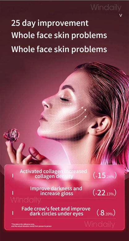 Facial Lifting Device LED Photon Therapy Facial Slimming Vibration Massager Double Chin V Face Shaped Cheek Lift  Belt Machine