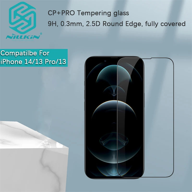 Nillkin For iPhone 15 Pro Max/15+/15 Plus/14 Pro Max/13 Pro Max CP+PRO Mobile phone screen Anti-Explosion tempered Glass