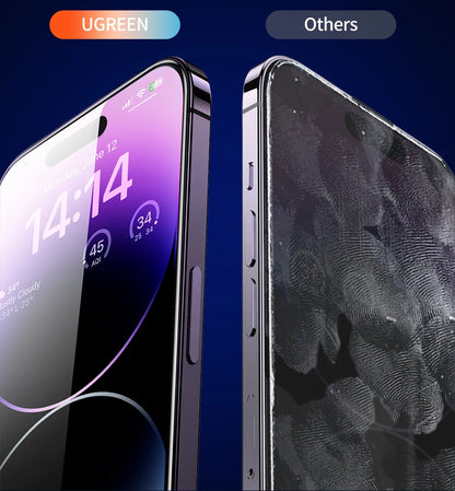 UGREEN for iPhone 15 11 12 13 14 Pro Max Glass Screen Protector for iPhone 14 Plus Tempered Glass for iPhone XR Glass 9D Films
