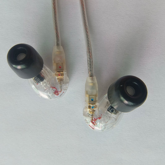 Brand headphone SE215 Earphons Hi-fi Stereo Noise Canceling 3.5MM se215 In ear Earphones Detchabl wire headset with Box VS SE535 - Universal Market