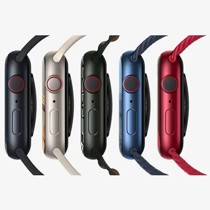 100% Original Apple Watch Series 7 41mm / 45mm Apple Watch S7 Aluminum Case with Sport Band iOS SmartWatch
