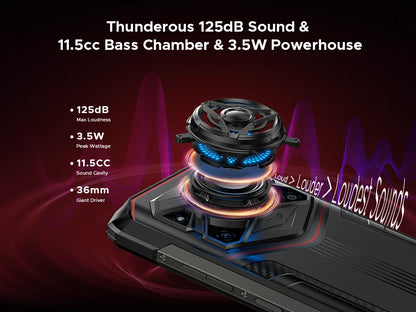 DOOGEE Blade20 Play 5G Rugged Smartphone Android 15 Gemini Al 10300mAh Battery 6.6'' Display AI Camera Mobile phone