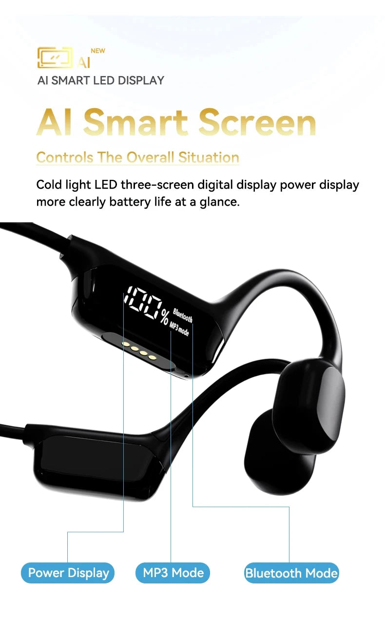 Xiaomi Mijia Bone Conduction Earphones IPX8 Waterproof Headset for Swimming Bluetooth 5.4 Wireless Sport Headphones MP3 32G RAM - Universal Market