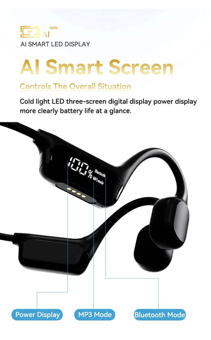 Xiaomi Mijia Bone Conduction Earphones IPX8 Waterproof Headset for Swimming Bluetooth 5.4 Wireless Sport Headphones MP3 32G RAM - Universal Market