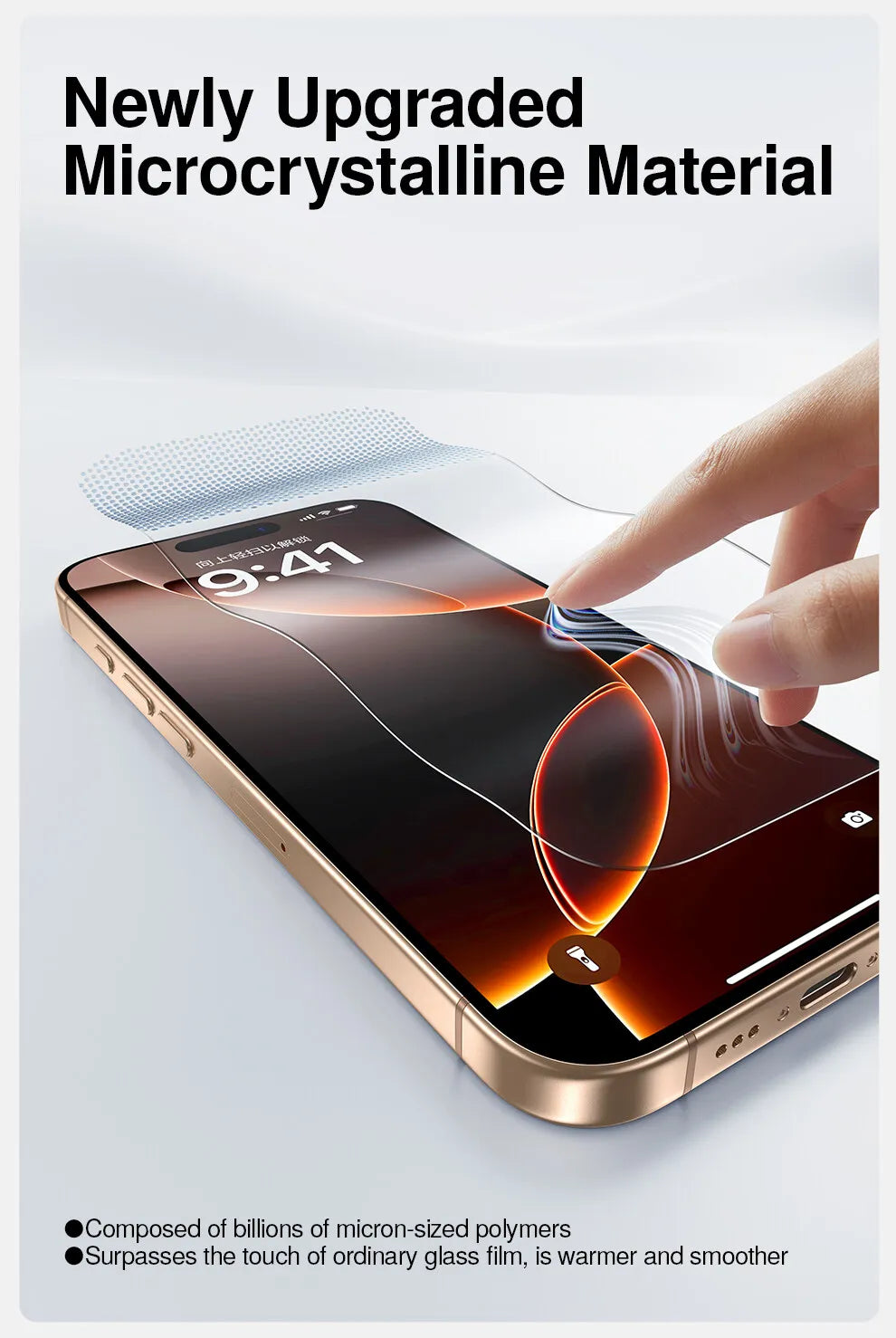 SmartDevil Screen Protector for iPhone 16 Pro Max 16 HD Clear Soft Film for iPhone 16 Pro with Quick Install Tool