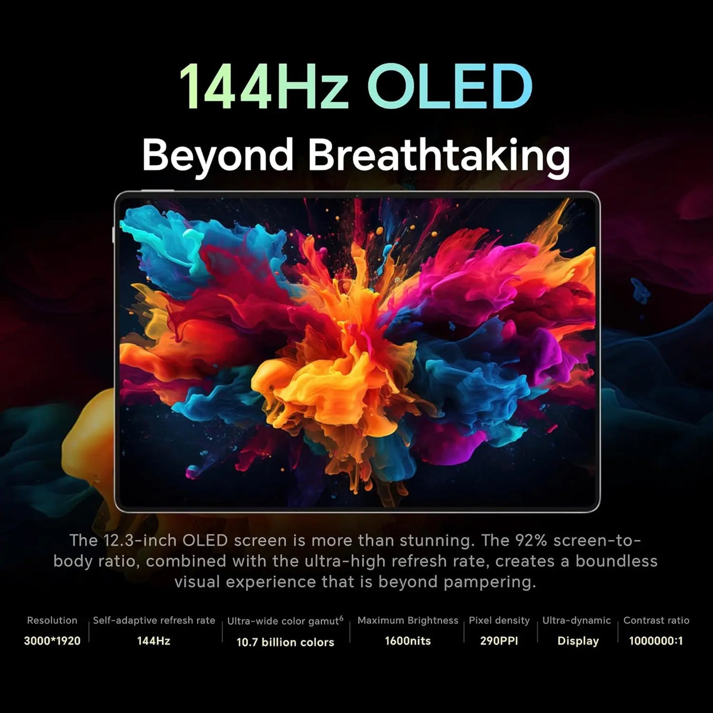 Global Version Original Honor Tablet MagicPad 2 Snapdragon 8s Gen 3 12.3'' 3K OLED 144Hz Display Pad 10050mAh Long Battery Life