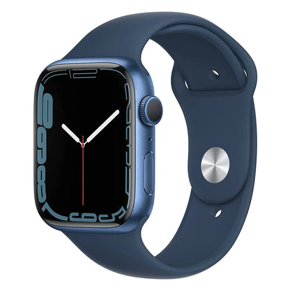100% Original Apple Watch Series 7 41mm / 45mm Apple Watch S7 Aluminum Case with Sport Band iOS SmartWatch