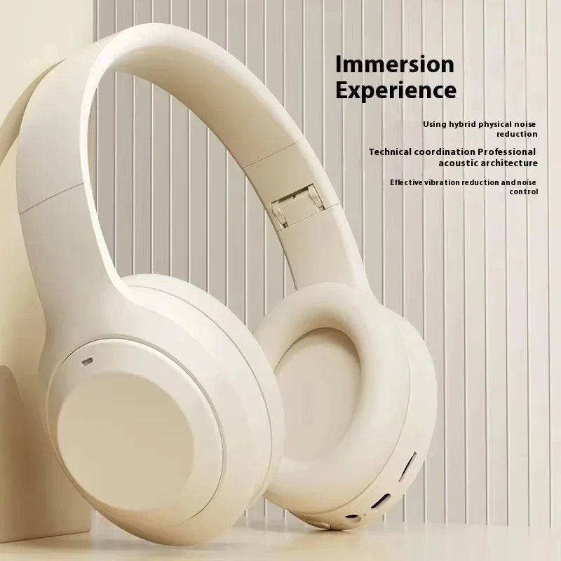 M5 Wireless Headset Bluetooth5.3 HiFi Stereo Earphones Noise Cancelling Gaming Headband Foldable with Mic Earbuds - Universal Market