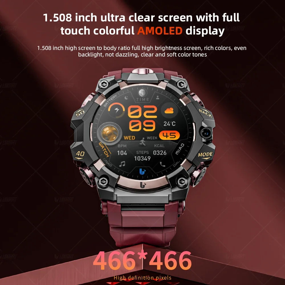 2025 New LOKMAT Sport 4G Android Smartwatches, SIM Card 4GB+64GB HD Dual Camera Video Call GPS NFC Wifi Fitness Phone Watch
