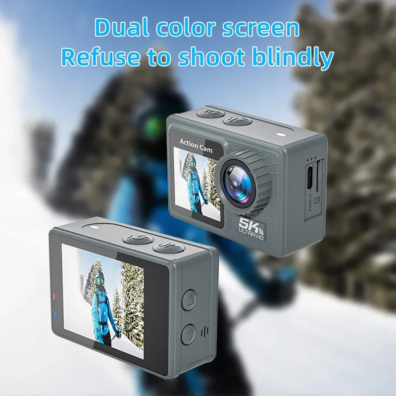 Action Camera 5K 4K bicycle camera Electronic Stabilizer Action cam WiFi sports video cameras Helmet Video Recording Cameras