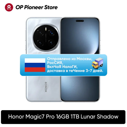 Original New Arrival HONOR Magic7 Pro Global Version 5G Smartphone Snapdragon 8 Elite 6.8''120Hz Display 100W Fast Charger IP69