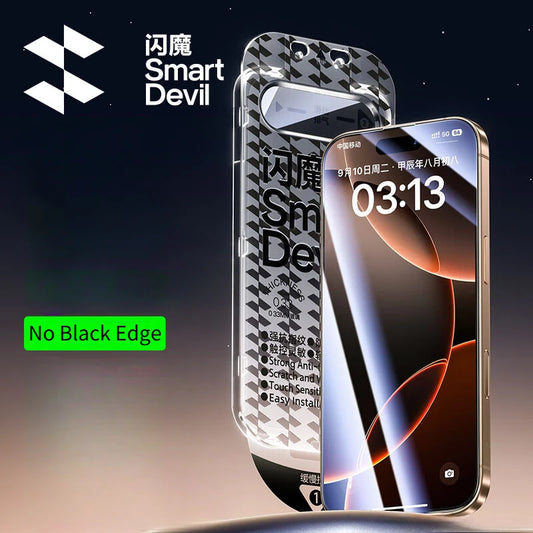 SmartDevil 1/2PCS HD Privacy Screen Protector for iPhone 16 Pro max 16 Pro Tempered Glass Film for iPhone 16 No Black Edge