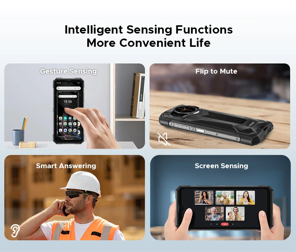 Global Version S200 Plus 5G Rugged Phone Dimensity 7300 12GB 512GB 6.72” FHD+ 120Hz IPS 100MP AI Camera 10100mAh Battery NFC