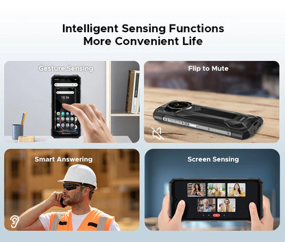 Global Version S200 Plus 5G Rugged Phone Dimensity 7300 12GB 512GB 6.72” FHD+ 120Hz IPS 100MP AI Camera 10100mAh Battery NFC