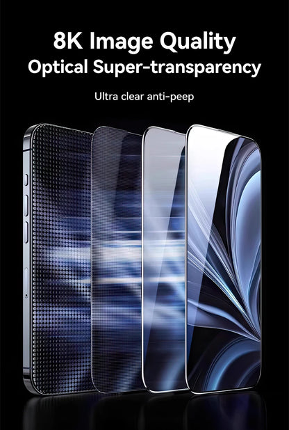 Joyroom 1/2PCS Anti-Spy Glass For iPhone 17 Pro Max Privacy Screen Protector Glass For iPhone 12-17 Pro Max Tempered Glass Film