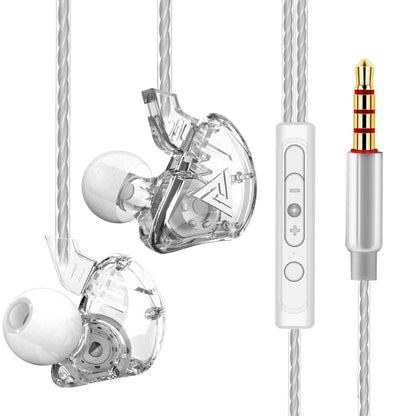 Original QKZ AK6 Copper Driver HiFi Wired Earphone 3.5MM Race Sport Headphone Bass Stereo Headset Music Earbuds In Ear With Mic - Universal Market