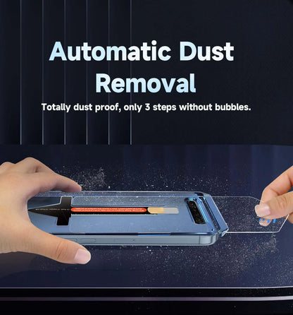 Anti Spy Screen Protector for iPhone 17 Air 16 Pro Max Privacy Tempered Glass Auto Dust Elimination Glass Box 15 14 13 12 X XS