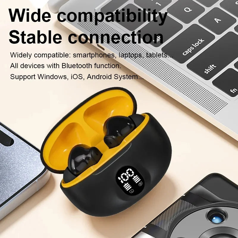 BOSE&bye 895B TWS Wireless Headphones Earphone Bluetooth-compatible 5.3 Waterproof Headset with Mic for Xiaomi iPhone Earbuds - Universal Market