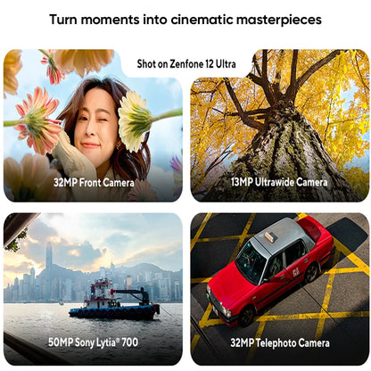 Global Version ASUS Zenfone 12 Ultra AI 5G Smartphone Snapdragon 8 Elite 6.78'' 144Hz AMOLED LTPO Display 5500mAh Battery Phone