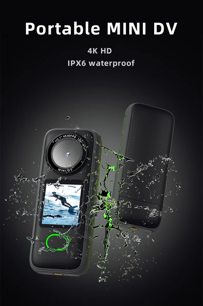 4K HD Action Camera Mini Sports Camera WIFI Wireless Sport Action Cam Waterproof Touchscreen Motorcycle Driving Recorder Outdoor