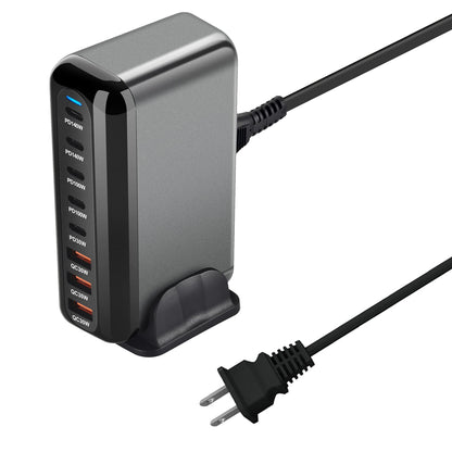 2025 New 600W GaN 8-port Fast Charger Type C 5C3A PD USB C Fast Charging Station PD3.1 Adapter for Phone and Tablet Dropshipping