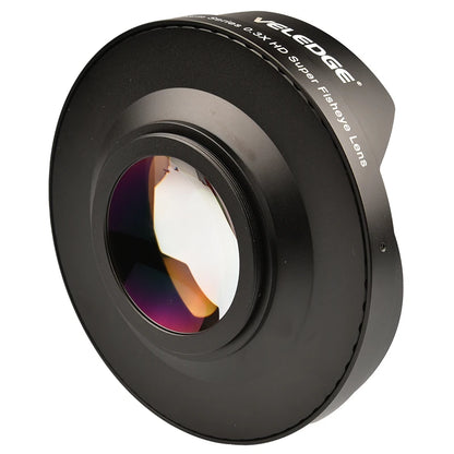 VLOGMAGIC 52MM / 58MM / 62MM /67MM / 72MM 0.3X Ultra Fisheye Wide Lens Adapter with Hood Only for Video Cameras Camcorders - Universal Market