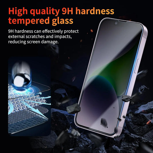 3Pcs 9H Anti Spy Tempered Glass For iPhone 17 Pro Max 17 Air Privacy Screen Protector Film
