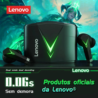 Choice Original Lenovo LP6 TWS Wireless Buletooth V5.1 Earphones Dual Mode Music Gaming Headsets New E-Sports  Headphones - Universal Market