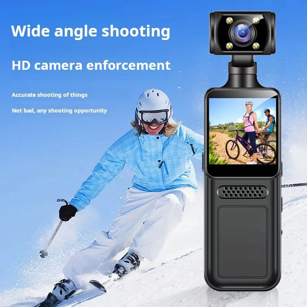 Ultra HD 4K WiFi Mini Camera Pocket Action Camera Wearable Camera 4K HD Camera Helmet Travel Bicycle Driver Recorder Camcorder - Universal Market