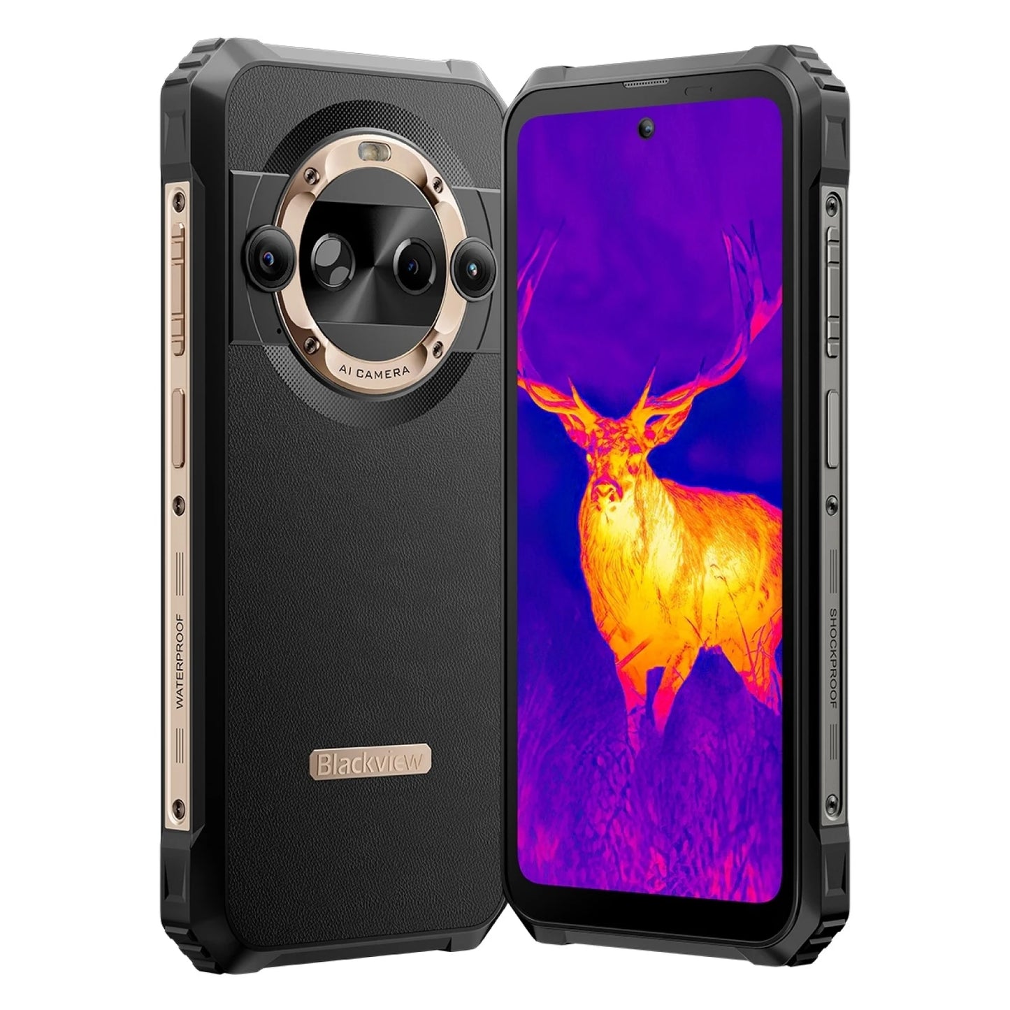Blackview BL9000 PRO 5G Rugged Smartphone 6.78'' 2.4K 12GB 512GB Thermal Imaging Camera FLIR® 8800mAh 120W Android 14 NFC