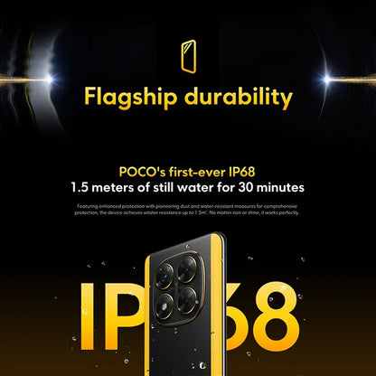 POCO X7 Global Version Cellphone 256GB 512GB Dimensity 7300-Ultra 6.67" 1.5K AMOLED Curved Display 45W Turbo Charging NFC IP68