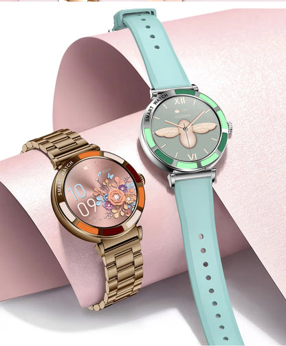 Time Owner Smart Watch 2025 Woman Bluetooth Call Watch Health Monitoring AI Voice Exercise Fitness Tracker Ladies smartwatch