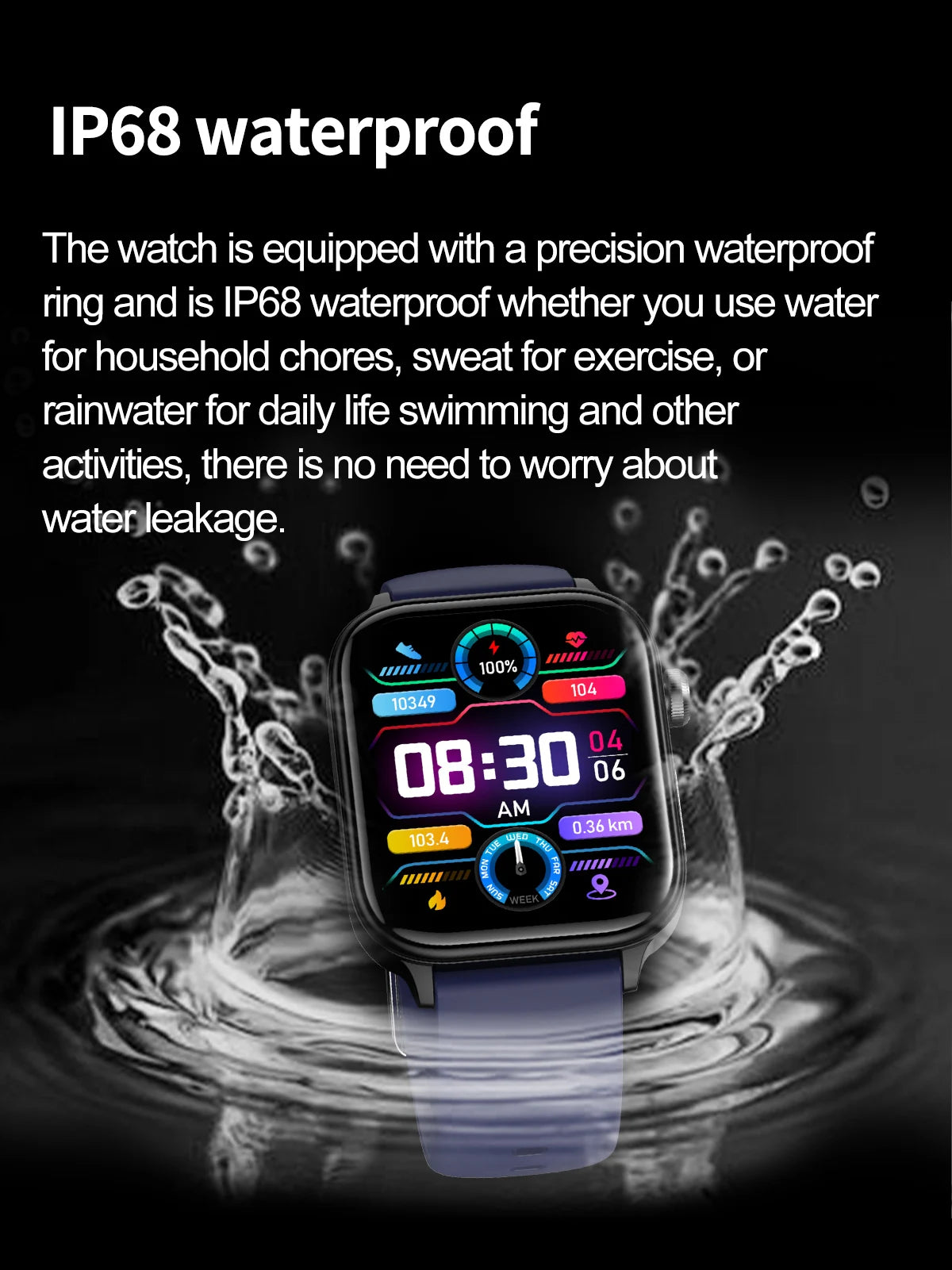 AI Diagnostic Detector Smart Watch Women Blood Lipid and Uric Acid Body Composition Test Women Menstrual Health Tracker 2025 New