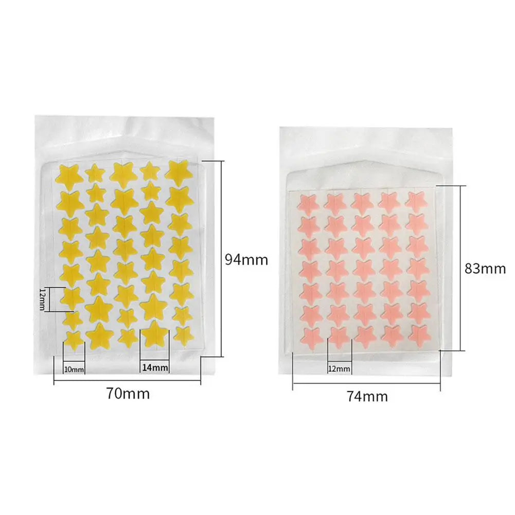 35/40Pcs Colorful Cute Star Heart Shaped Acne Treatment Sticker Invisible Acne Cover Pimple Patch Skin Care