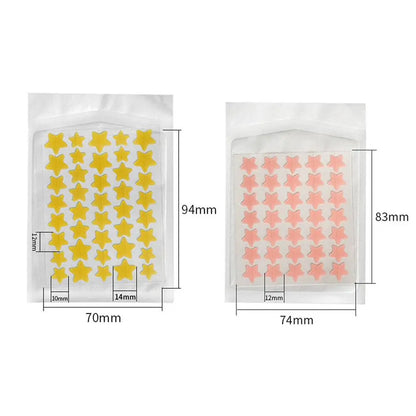 35/40Pcs Colorful Cute Star Heart Shaped Acne Treatment Sticker Invisible Acne Cover Pimple Patch Skin Care