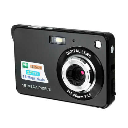 Portable Digital Camera 1080P Video Camcorder 48MP Photo 8X Zoom Anti-shake 2.7 Inch Large TFT Screen USB Charge with Carry Bag - Universal Market