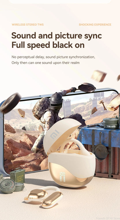XIAOMI M62 Open Hanging Wireless Earphones with Air Bone Conduction Waterproof and Painless Wearing, Running Earphones with Mic - Universal Market