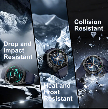 2025 NEW GPS Smart Watch with Offline Map 30m Waterproof 860mAh Big Battery Military Smartwatch Men 4GB Storage Video Player